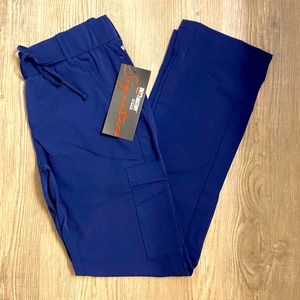 Greys Anatomy Scrub Olivia Fit Signature pants/bottoms Navy Blue indigo Barco